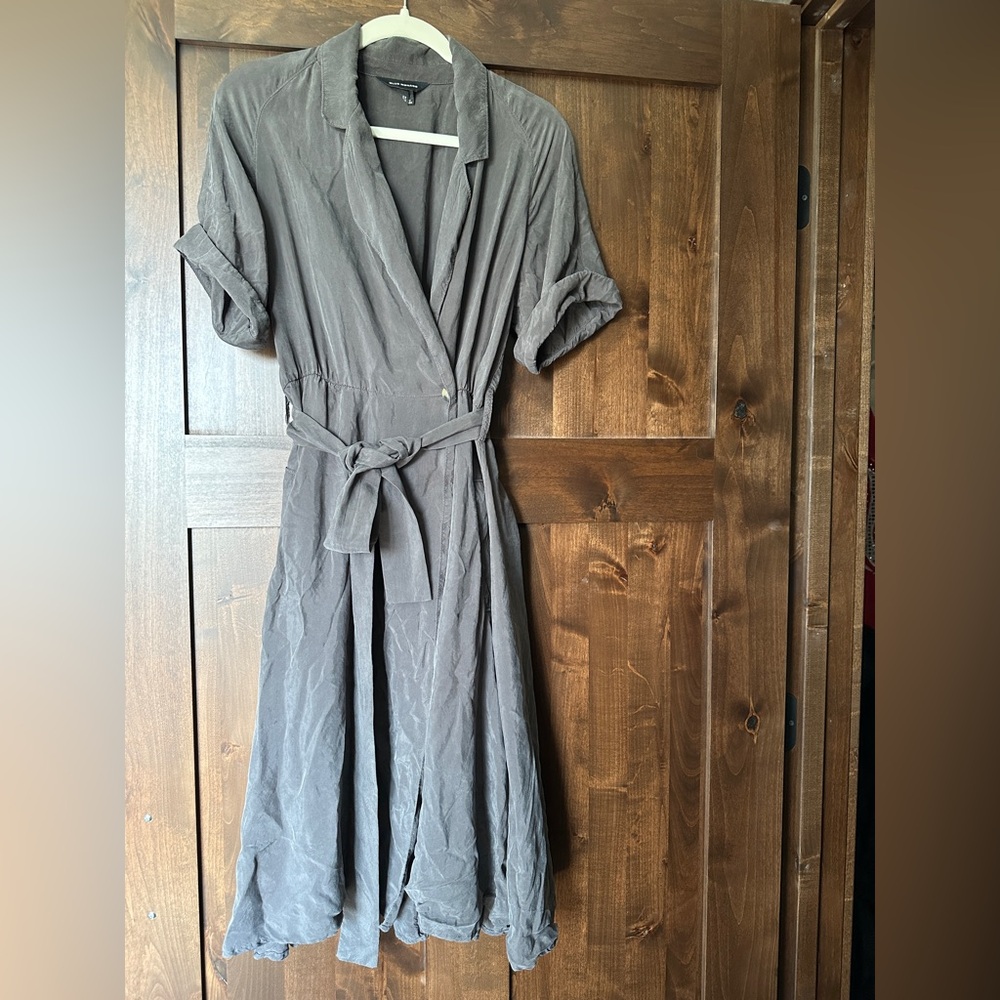 Club Monaco Charcoal Midi Dress